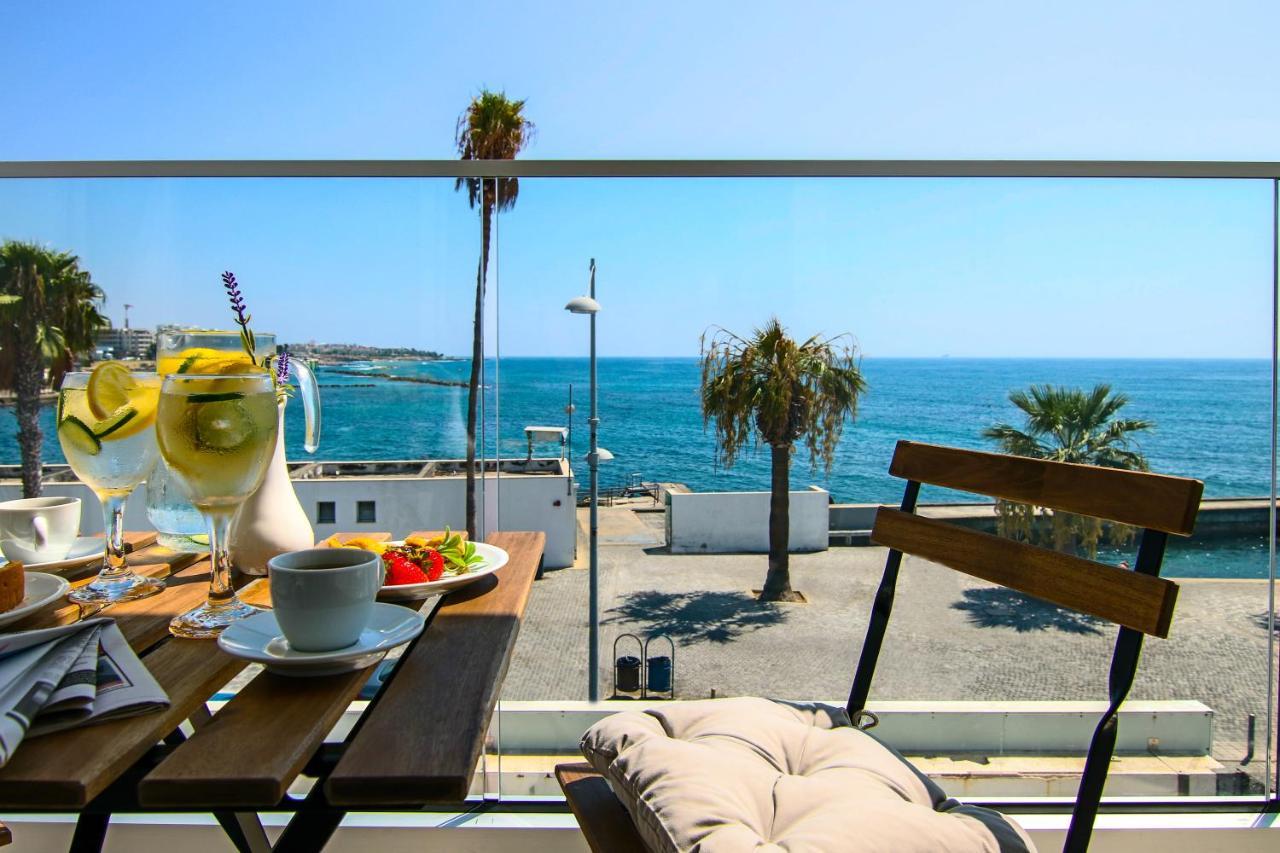Phaedrus Living: Seaview Gold Flat Lighthouse 48 Lägenhet Paphos Exteriör bild